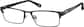 Angle view of Too Smooth Glasses 195112 in Gray thumbnail
