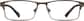 Front view of Too Smooth Glasses 195115 in Brown thumbnail