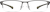 Front view of Rectangle Glasses 195312 in Gray thumbnail