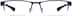 Rectangle Glasses 195316 in Blue