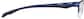 Side view of Rectangle Glasses 195316 in Blue thumbnail
