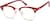 Angle view of Bravo Browline 195418 in Red thumbnail