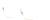 Angle view of Bravo Browline Glasses 195418 in Red thumbnail