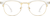 Front view of Bravo Browline 195423 in Clear thumbnail