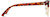 Side view of Bravo Browline 195425 in Tortoiseshell thumbnail