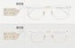Image of Bravo Browline Glasses thumbnail
