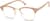 Angle view of Bravo Browline 195433 in Orange Cream thumbnail
