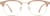 Front view of Bravo Browline 195433 in Orange Cream thumbnail
