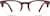 Front view of Browline Glasses 196018 in Red thumbnail