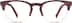 Browline Glasses 196018 in Red