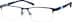Rectangle Glasses 196716 in Blue