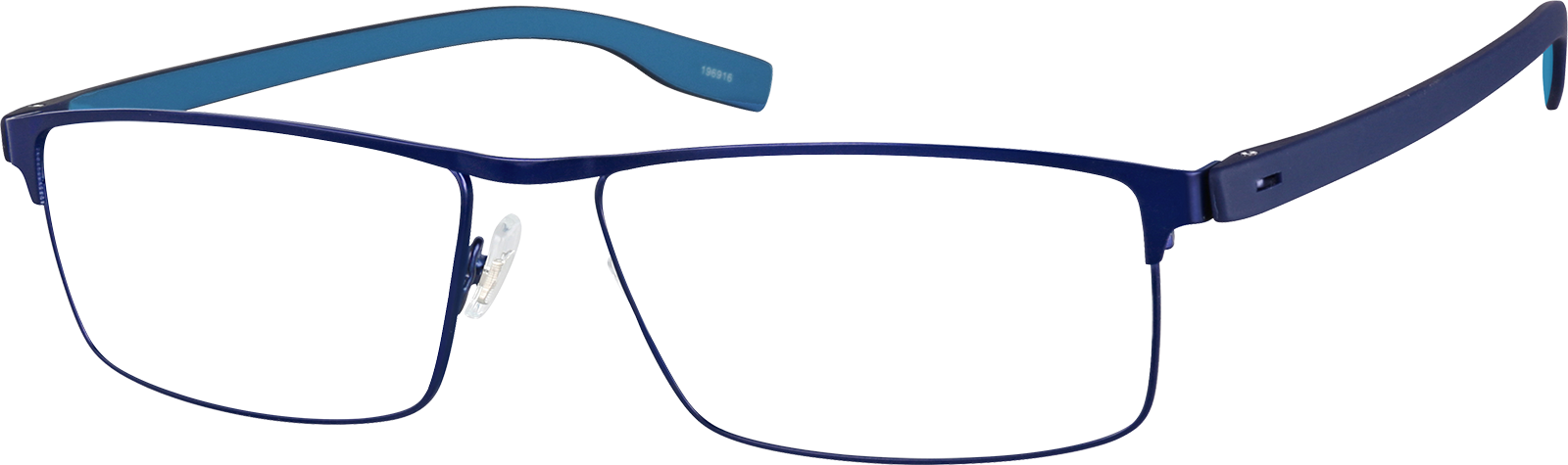 Black Rectangle Glasses #196921 | Zenni Optical