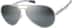 Premium Aviator Sunglasses 197011 in Silver