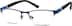 Rectangle Glasses 197316 in Blue
