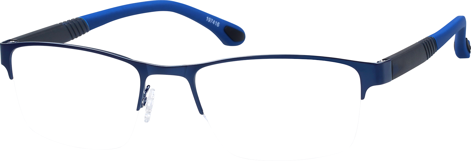 ぢゅ Brown Rectangle Glasses #197415 | Zenni Optical