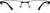 Front view of Rectangle Glasses 197421 in Black thumbnail