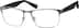 Rectangle Glasses 198612 in Gray