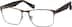 Rectangle Glasses 198615 in Brown