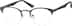 Browline Glasses 199012 in Gray