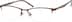 Rectangle Glasses 199515 in Brown