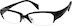 Geometric Glasses 200121 in Black
