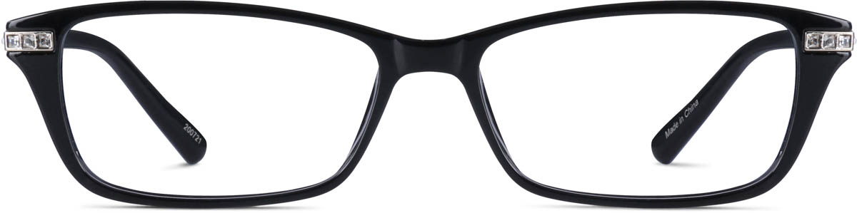 Black Rectangle Glasses