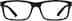 Rectangle Glasses 200921 in Black