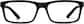 Front view of Rectangle Glasses 200921 in Black thumbnail