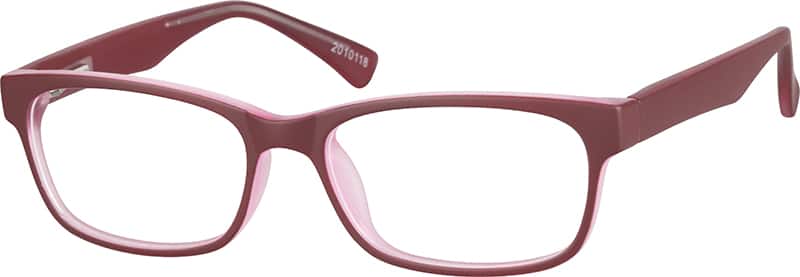 Black Kids' Rectangle Glasses #2010121 | Zenni Optical