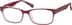 Kids' Rectangle Glasses 2010118 in Berry