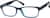 Angle view of Kids' Rectangle Glasses 2010121 in Black thumbnail