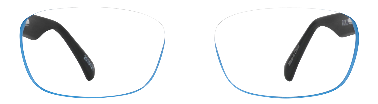 Black Kids' Rectangle Glasses #2010121 | Zenni Optical