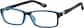 Angle view of Kids’ Rectangle Glasses 2010221 in Black thumbnail
