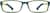 Front view of Kids’ Rectangle Glasses 2010224 in Dark green thumbnail