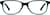 Front view of Kid's Oval Glasses 2010321 in Black thumbnail