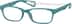 Kid's Rectangle Glasses 2010524 in Teal