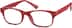 Kids' Rectangle Glasses 2010918 in Red