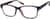 Angle view of Kids' Square Glasses 2011016 in Dark Blue thumbnail