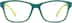 Kids' Square Glasses 2011024 in Green