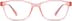 Kids’ Rectangle Glasses 2011319 in Pink