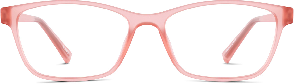 Pink Kids’ Rectangle Glasses