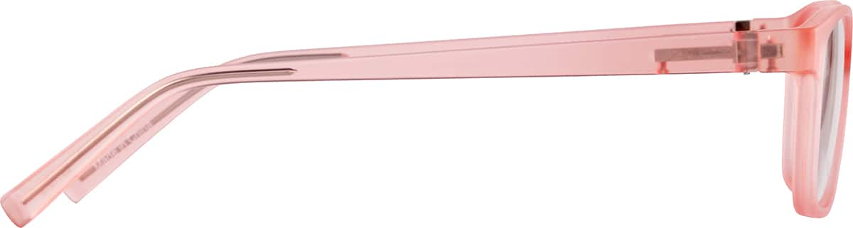 Side view of Kids’ Rectangle Glasses 2011319 in Pink