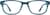 Front view of Kids’ Rectangle Glasses 2011816 in Blue thumbnail