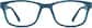 Front view of Kids’ Rectangle Glasses 2011816 in Blue thumbnail