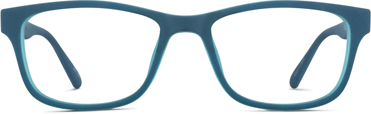 Blue Kids’ Rectangle Glasses