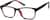 Angle view of Kids’ Rectangle Glasses 2011821 in Black thumbnail