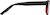 Side view of Kids’ Rectangle Glasses 2011821 in Black thumbnail