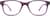 Front view of Kids' Square Glasses 2011917 in Plum thumbnail