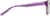 Side view of Kids' Square Glasses 2011917 in Plum thumbnail