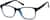 Angle view of Kids' Square Glasses 2011921 in Black thumbnail